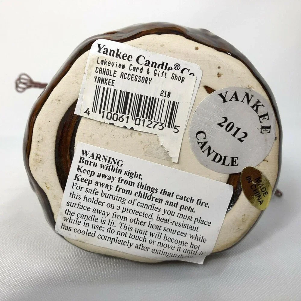 Yankee Candle Snowman Tealight Holder Top Hat‎ 6 IN